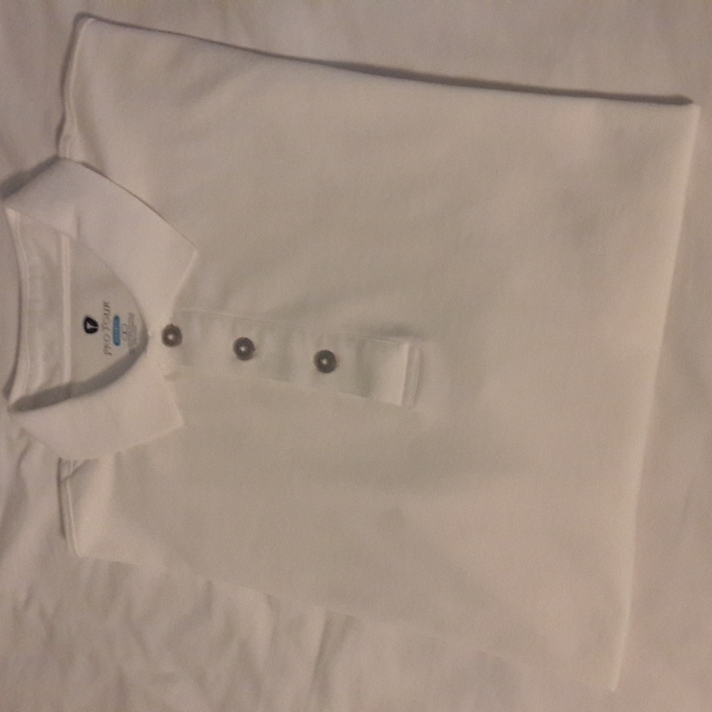 Pro Tour cool play polo white large